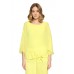 Betty Barclay - 8037 1955 Losse voile bloes in geel.
